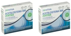 ACETILCISTEINA 600 ZENTIVA 10 BUSTINE BIPARTITE GUSTO TROPICAL Pack da 2