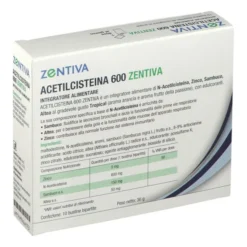 ACETILCISTEINA 600 ZENTIVA 10 BUSTINE BIPARTITE GUSTO TROPICAL