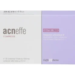 Acneffe integratore per pelle acneica, 30 compresse