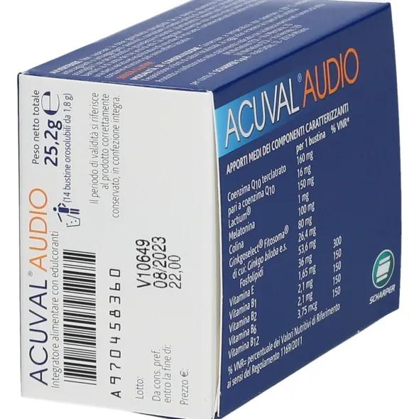 ACUVAL AUDIO 14 BUSTINE OROSOLUBILE 1,8 G