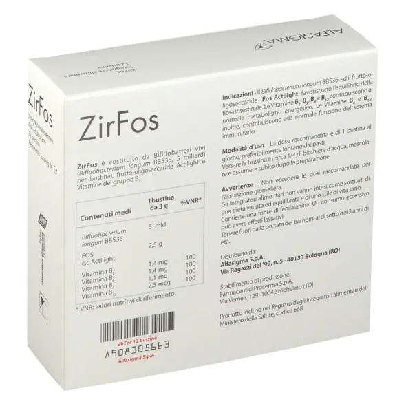 ALFASIGMA ZIR FOS 12 BUSTINE