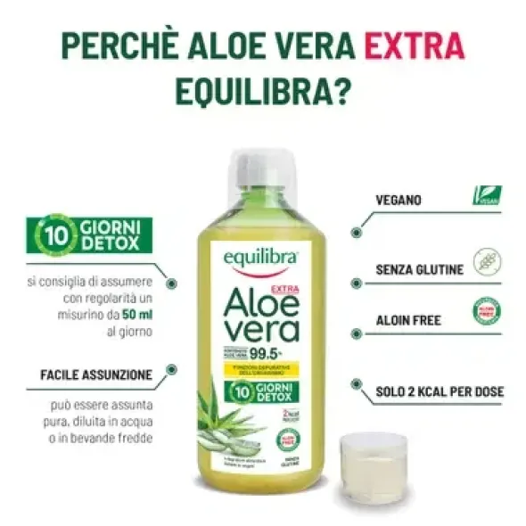 Aloe Vera Extra 99,5% 1 Litro Pack X2