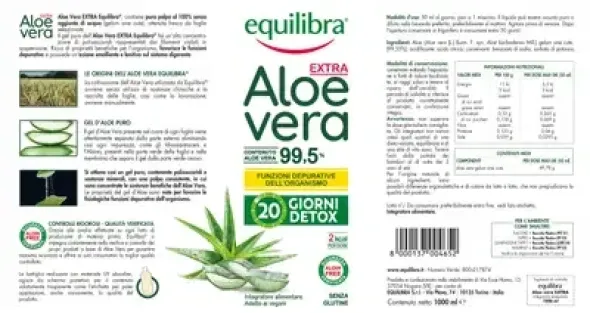 Aloe Vera Extra 99,5% 1 Litro Pack X2