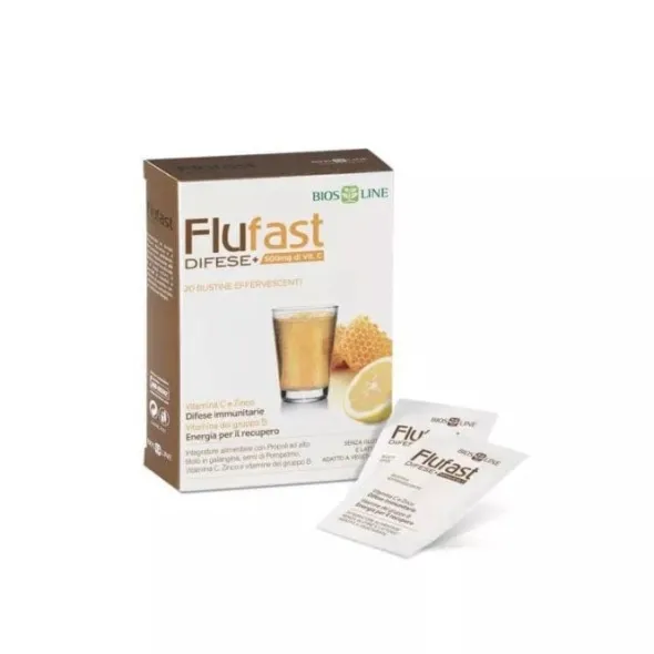APIX PROPOLI FLUFAST DIFESE+ 20 BUSTINE EFFERVESCENTI BIOSLINE