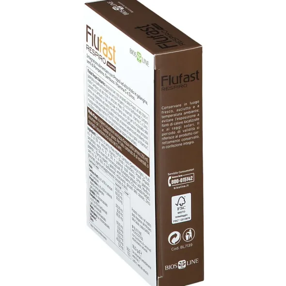APIX PROPOLI FLUFAST RESPIRO BALSAMICO 9 BUSTE BIOSLINE