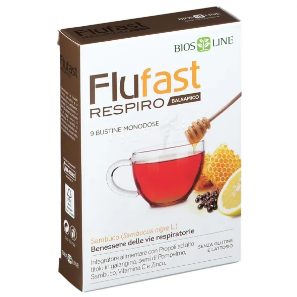 APIX PROPOLI FLUFAST RESPIRO BALSAMICO 9 BUSTE BIOSLINE