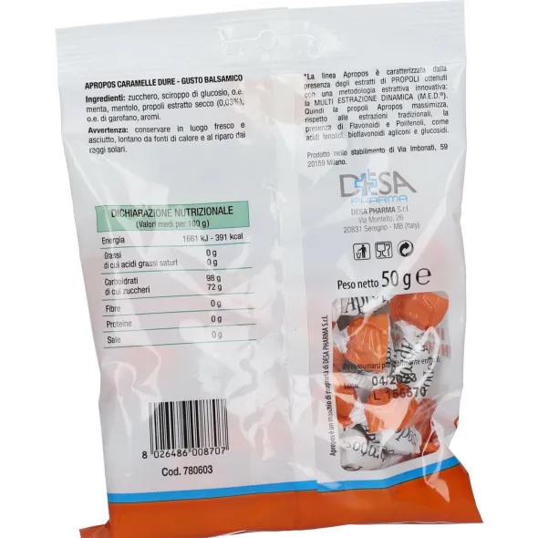 APROPOS CARAMELLE BALSAMICHE 50 G