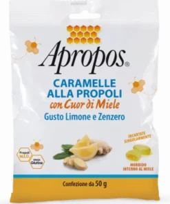 APROPOS CARAMELLE DURE LIMONE/ZENZERO CUOR DI MIELE 50 G