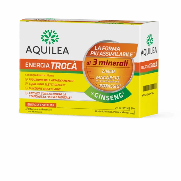 AQUILEA ENERGIA TROCA'+GINSENG 20 BUSTINE