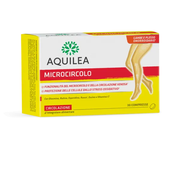 AQUILEA MICROCIRCOLO 30 COMPRESSE SENZA GLUTINE SENZA LATTOSIO