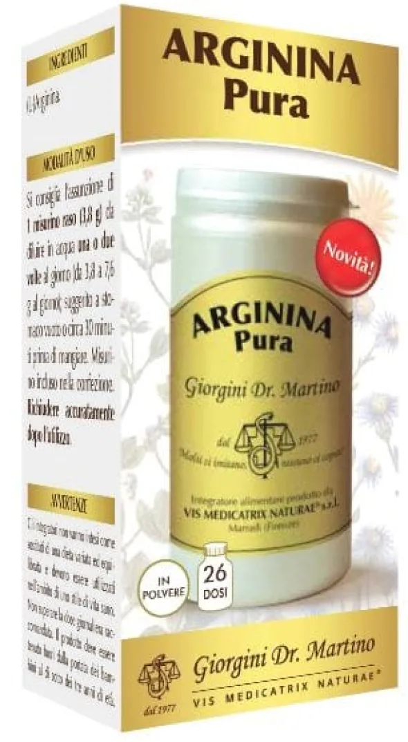 ARGININA PURA POLVERE SOLUBILE 100 G