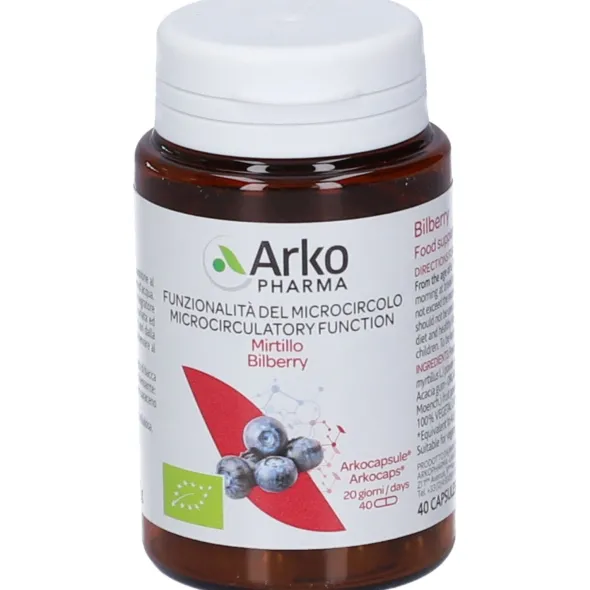 ARKOCAPSULE FUNZIONALITA' MICROCIRCOLO MIRTILLO 40 CAPSULE