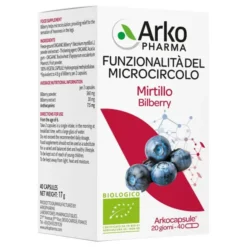 ARKOCAPSULE FUNZIONALITA' MICROCIRCOLO MIRTILLO 40 CAPSULE