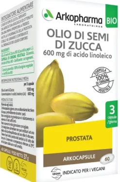 ARKO CAPSULE OLIO SEMI ZUCCA 60 CAPSULE