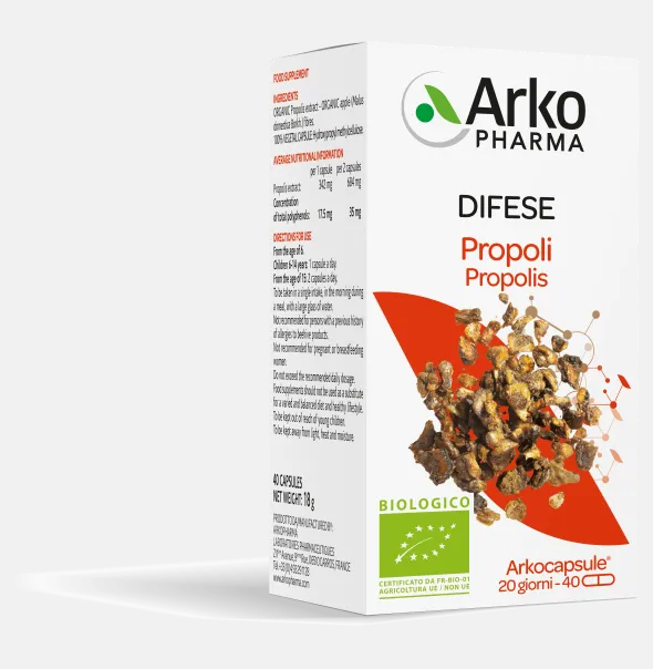 ARKOPHARMA PROPOLI BIO 40 CAPSULE