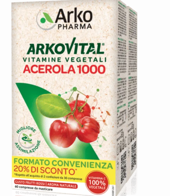 ARKOVITAL ACEROLA 1000 PACK FAMILY 60 COMPRESSE