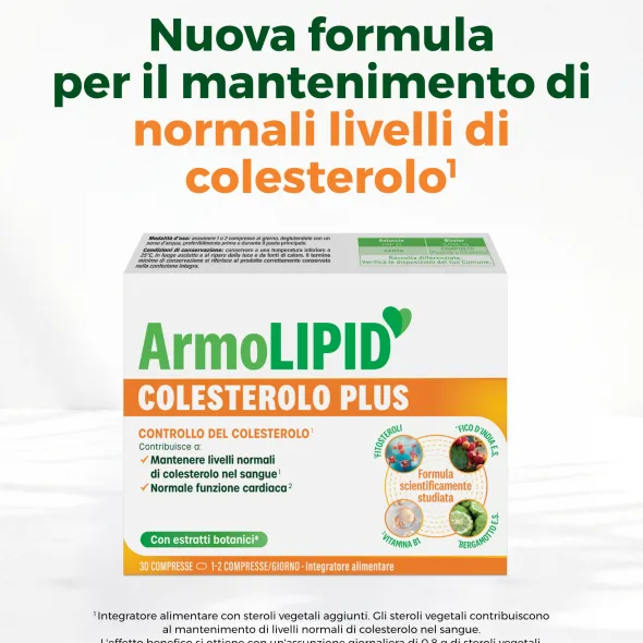 ARMOLIPID COLESTEROLO PLUS 30 COMPRESSE