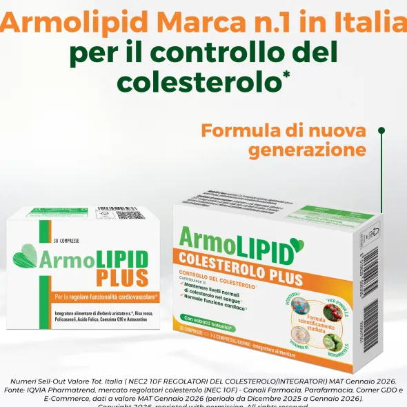 ARMOLIPID COLESTEROLO PLUS 30 COMPRESSE