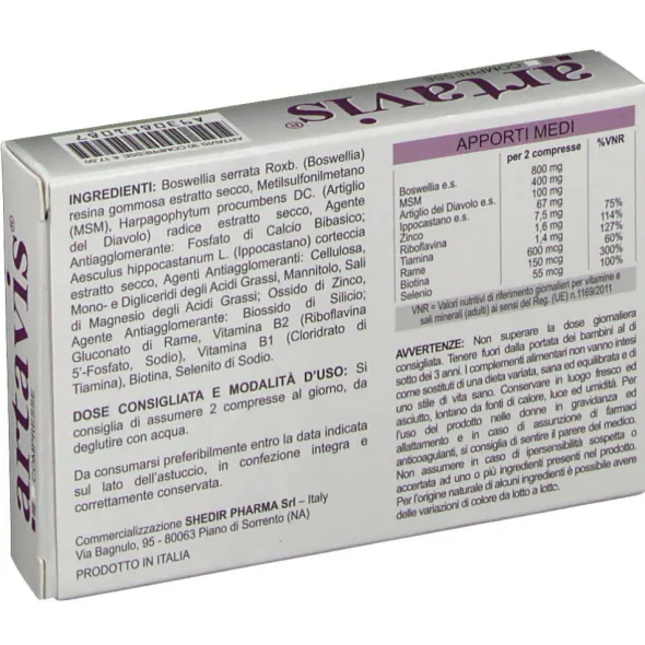 ARTAVIS 30 COMPRESSE