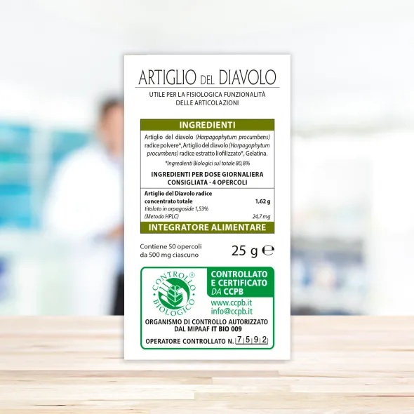 ARTIGLIO DEL DIAVOLO 50 OPERCOLI