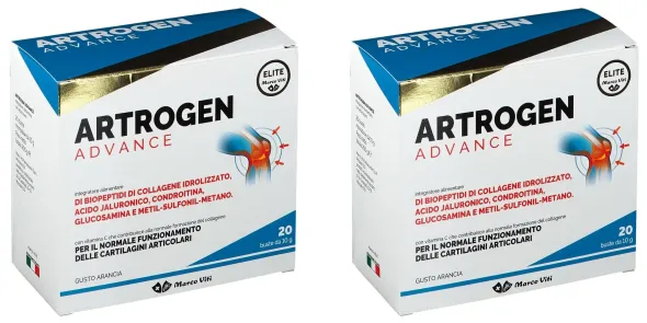 ARTROGEN ADVANCE 20 BUSTINE DA 10 G Pack da 2