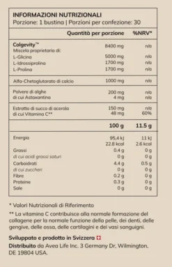 AVEA COLLAGEN ACTIVATOR 30 BUSTINE