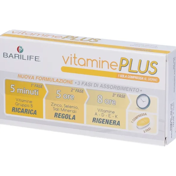 BARILIFE VITAMINE PLUS 30 COMPRESSE TRIFASE