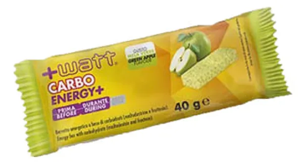 Barretta energetica Carbo+ al gusto mela, 40g