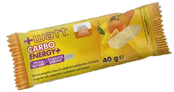 Barretta energetica Carbo Energy+ gusto agrumi 40g