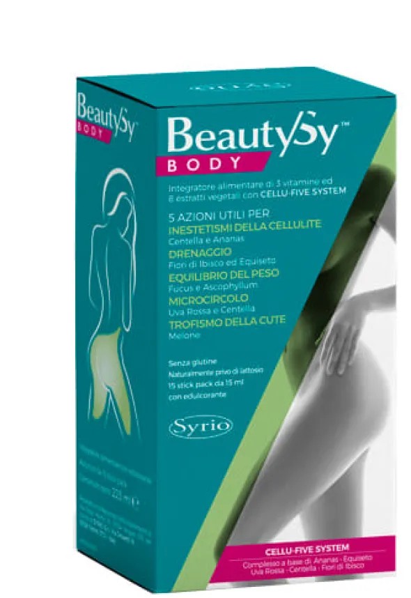 BEAUTY SY BODY 15 STICK PACK CON EDULCORANTE SENZA GLUTINE NATURALMENTE PRIVO DI LATTOSIO