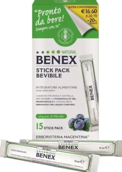 BENEX BEVIBILE 15 STICK DA 12 ML TAGLIO PREZZO