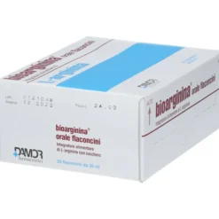 BIOARGININA ORALE 20 FLACONCINI DA 20 ML SENZA GLUTINE SENZA LATTOSIO