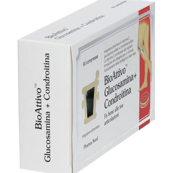 BIOATTIVO GLUCOSAMINA + CONDROITINA 60 COMPRESSE
