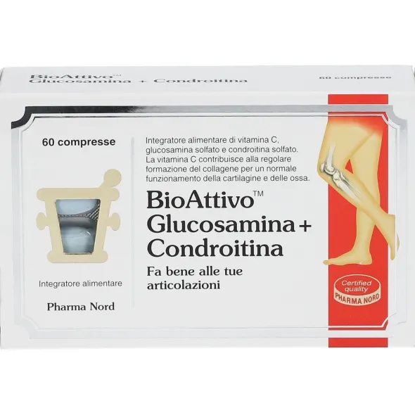 BIOATTIVO GLUCOSAMINA + CONDROITINA 60 COMPRESSE