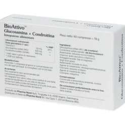 BIOATTIVO GLUCOSAMINA + CONDROITINA 60 COMPRESSE