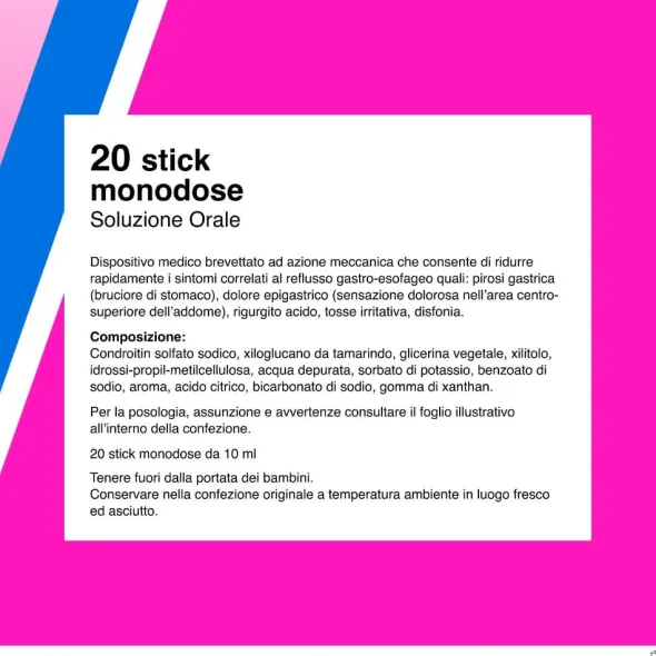 BIOCHETASI REFLUSSO 20 STICK AROMA ARANCIA