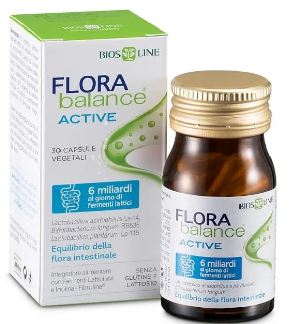 BIOSLINE FLORABALANCE ACTIVE 30 CAPSULE VEGETALI