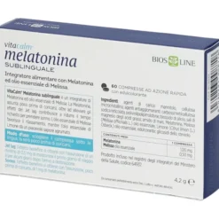 BIOS LINE VITACALM MELATONINA SUBLINGUALE 60 COMPRESSE 1 MG