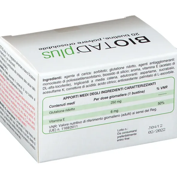 BIOTAD PLUS 20 BUSTINE DA 2 G