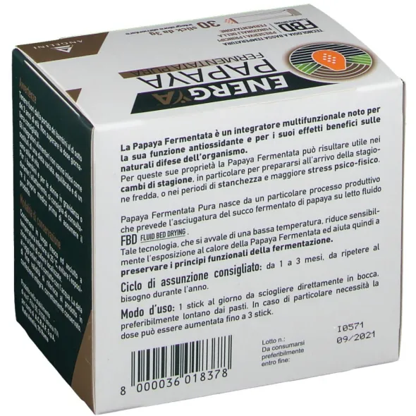 BODY SPRING PAPAYA FERMENTATA PURA 30 BUSTINE