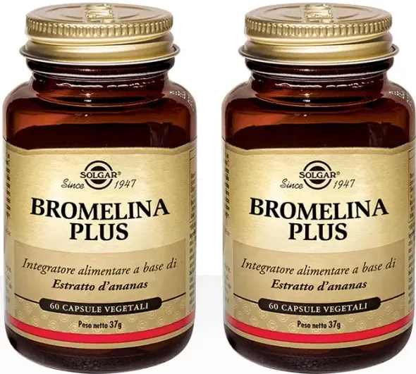 BROMELINA PLUS 60 CAPSULE Pack da 2