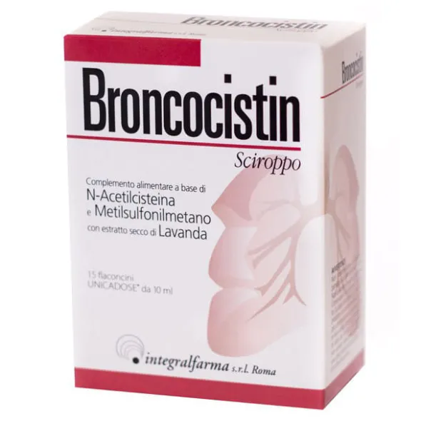 BRONCOCISTIN 15 FLACONCINI DA 10 ML