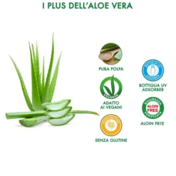BUON ALOE VERA 95% CON SUCCO DI PESCA CONCENTRATO 1 LITRO