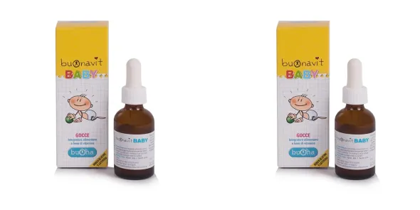 BUONAVIT BABY GOCCE 20 ML Pack da 2