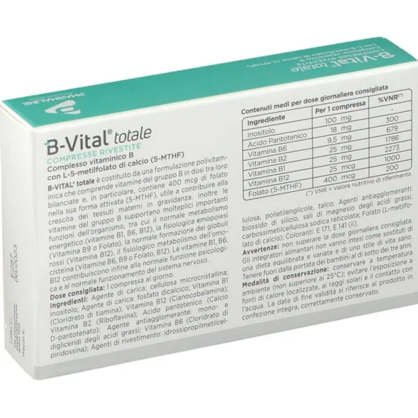 B-VITAL TOTALE 30 COMPRESSE RIVESTITE