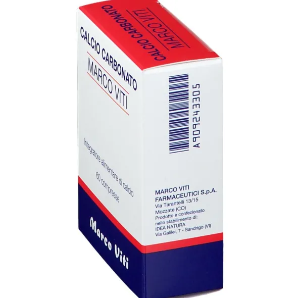 CALCIO CARBONATO VITI 60 COMPRESSE