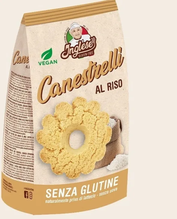Canestrelli Inglese al riso senza glutine, 300g