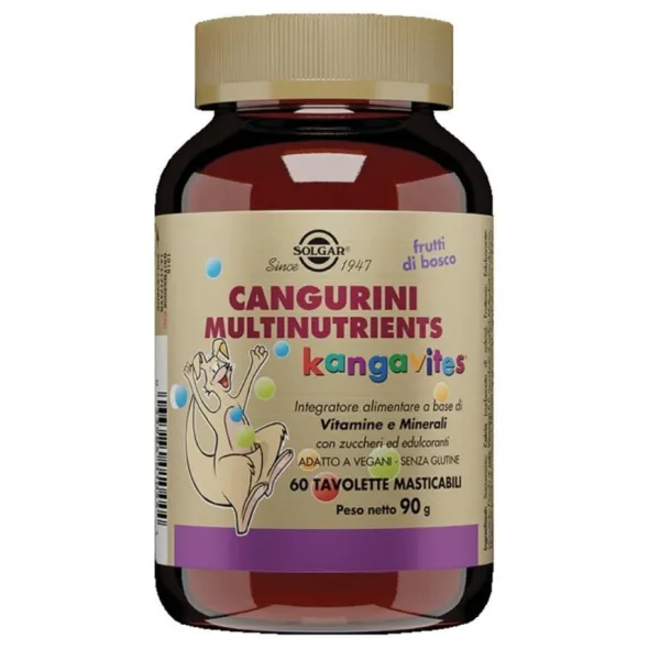 CANGURINI MULTINUTRIENTS FRUTTI TROPICALI 60 TAVOLETTE