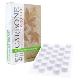 CARBONE VEGETALE 50 COMPRESSE