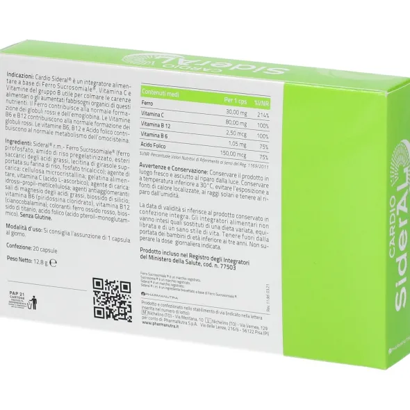 CARDIOSIDERAL 20 CAPSULE